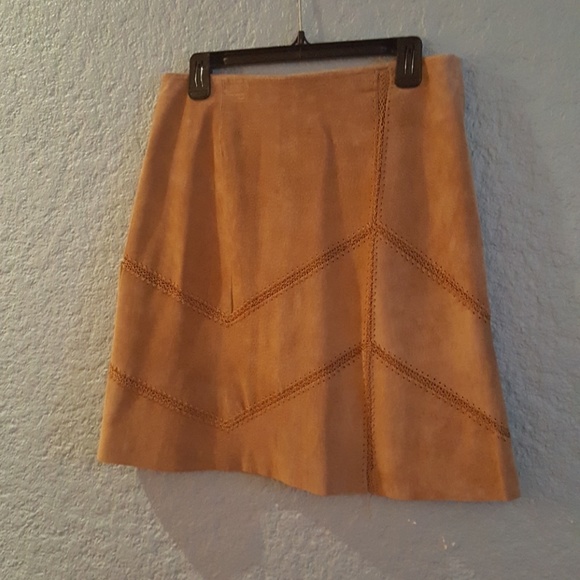 Brandon Thomas Suade Skirt - Picture 1 of 4